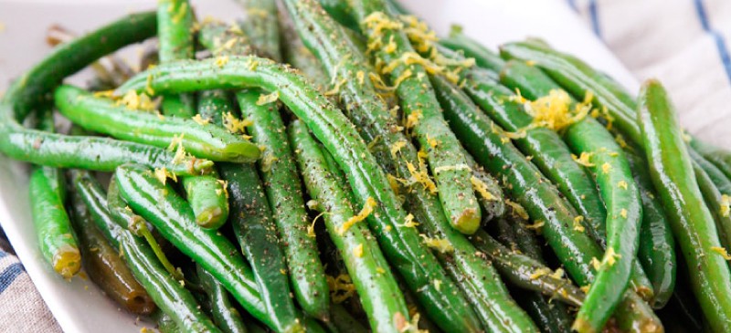 Lemon pepper green beans recipe - Dr. Axe