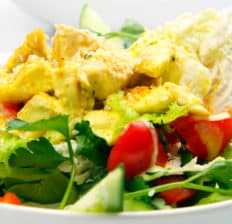 Curried turkey salad