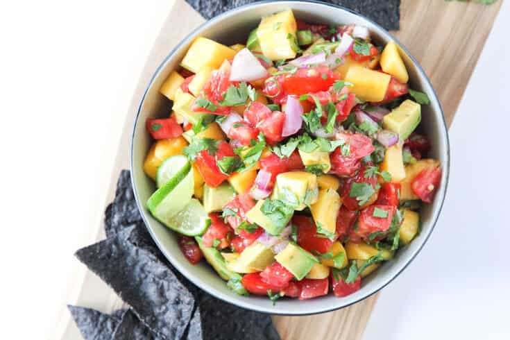 Mango avocado salsa recipe - Dr. Axe