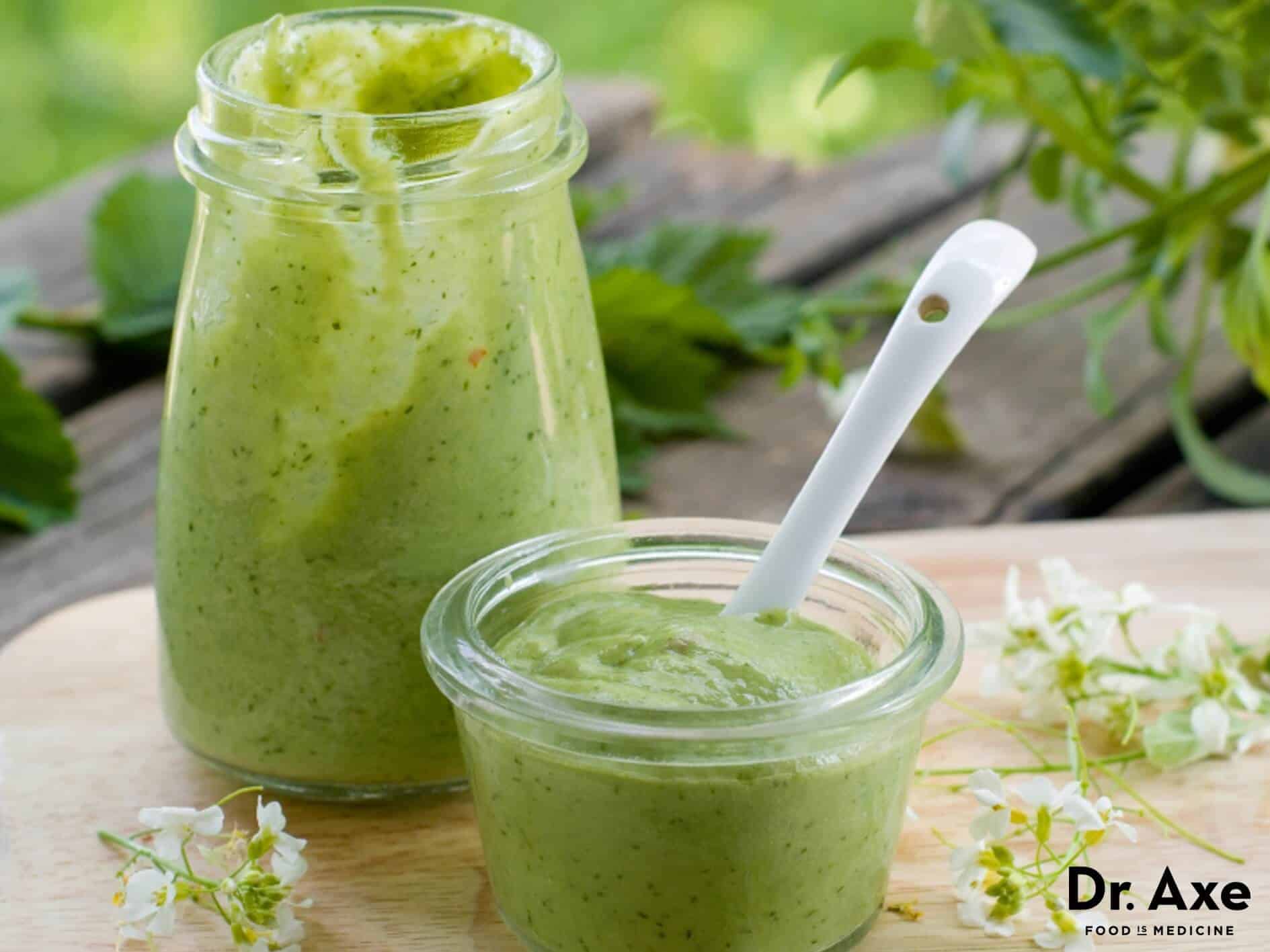 Broccoli pesto dip recipe - Dr. Axe