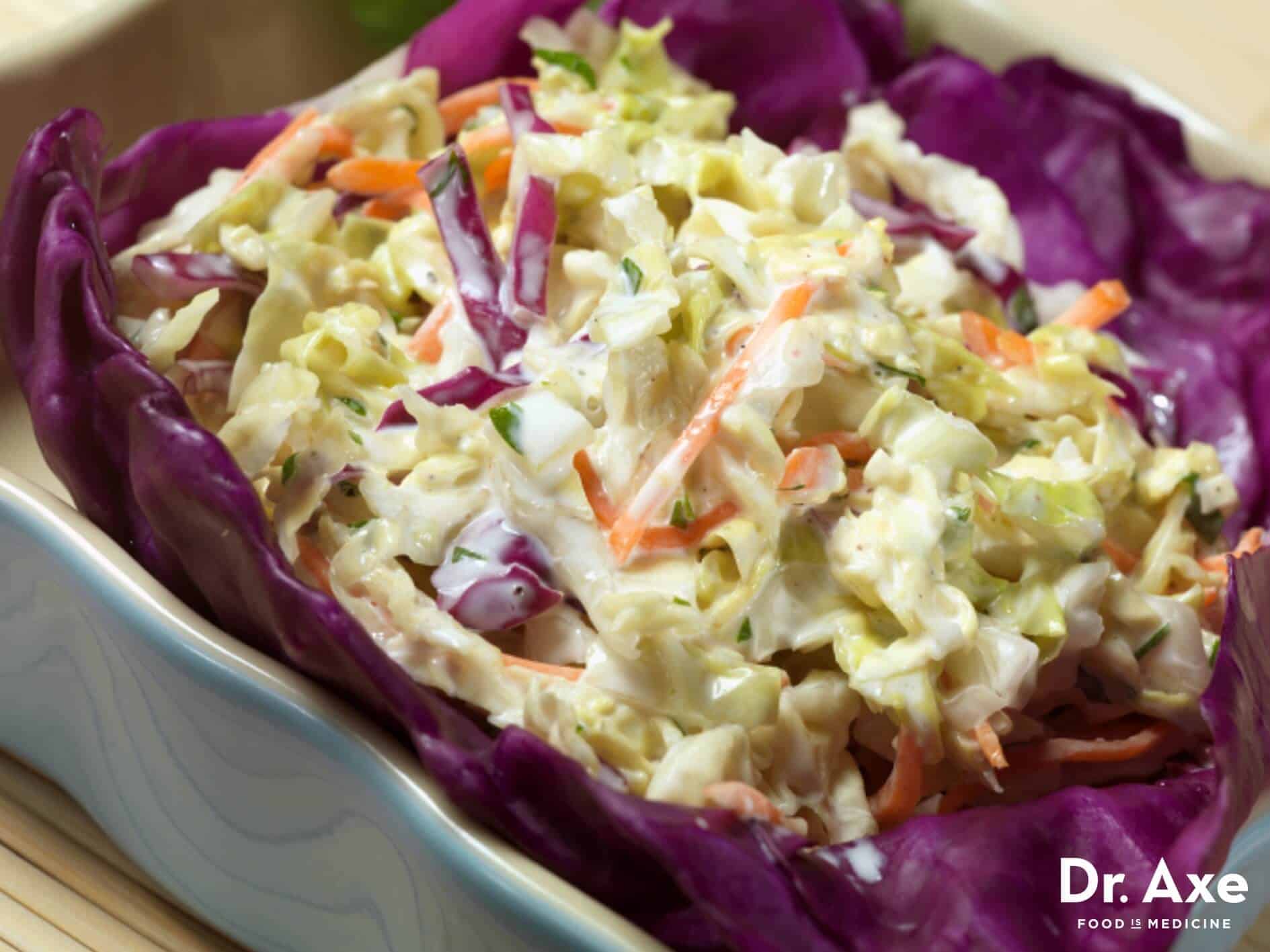Healthy coleslaw recipe - Dr. Axe