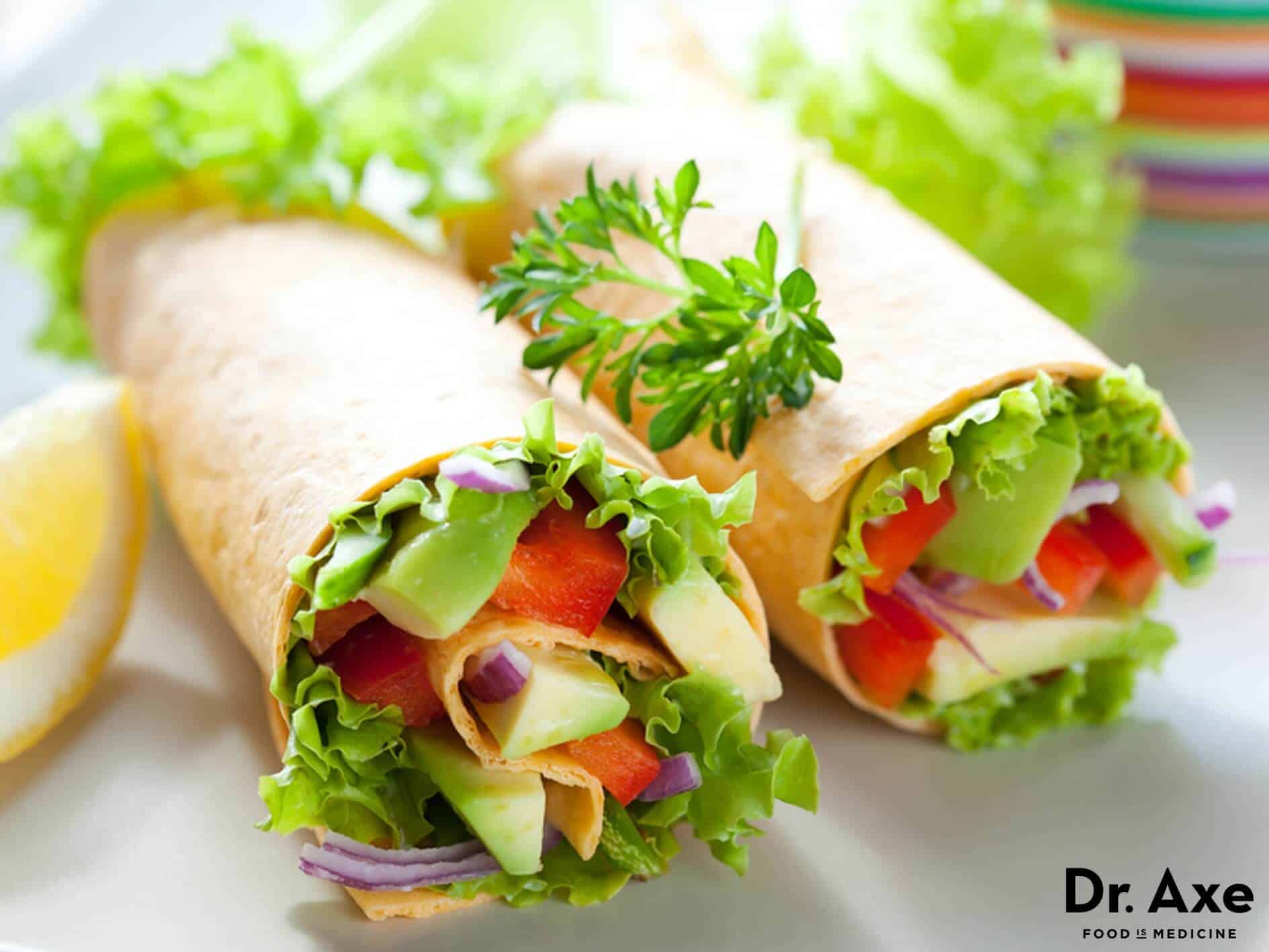 Avocado lettuce wrap recipe - Dr. Axe