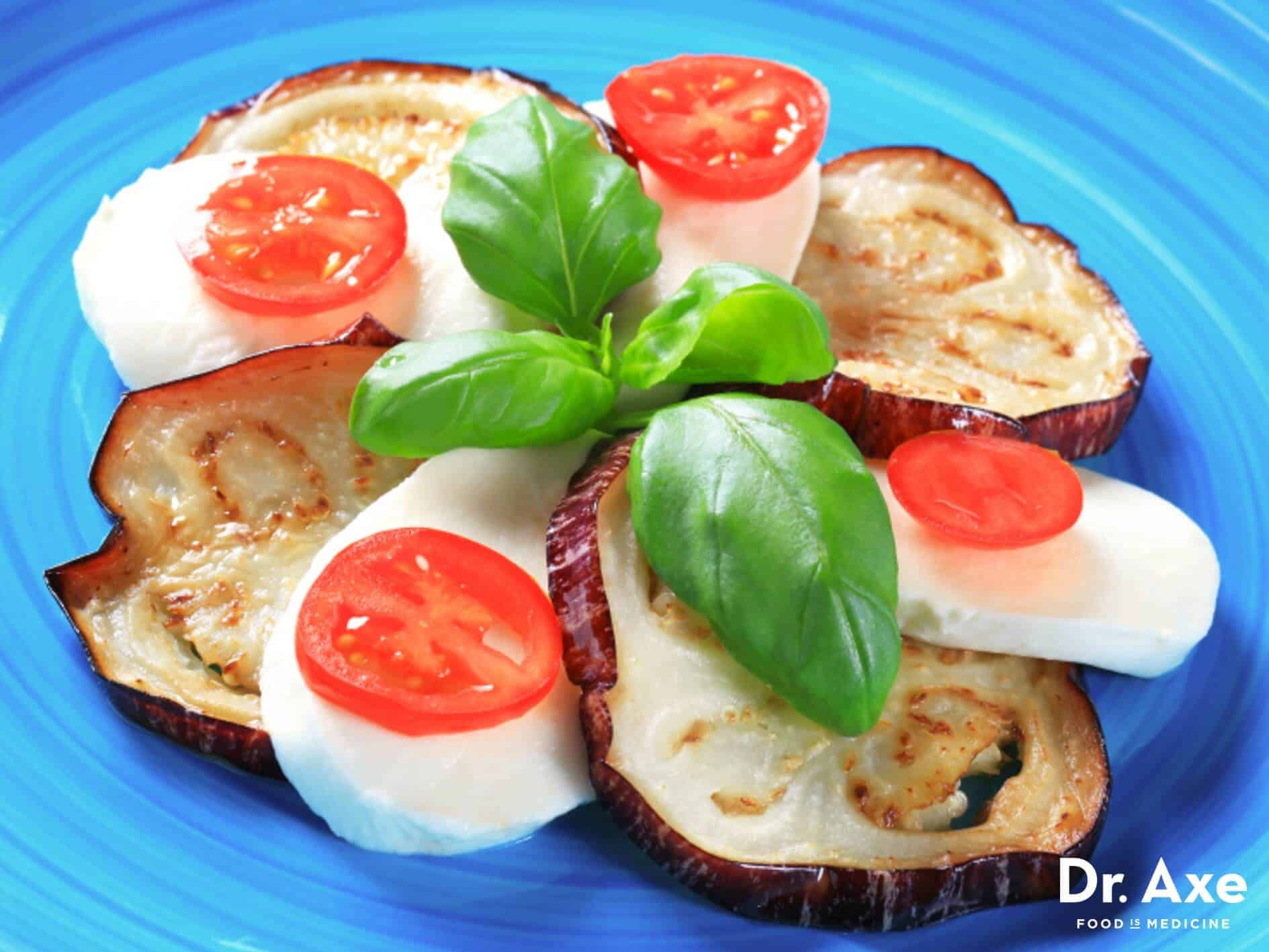 Grilled eggplant with mozzarella recipe - Dr. Axe