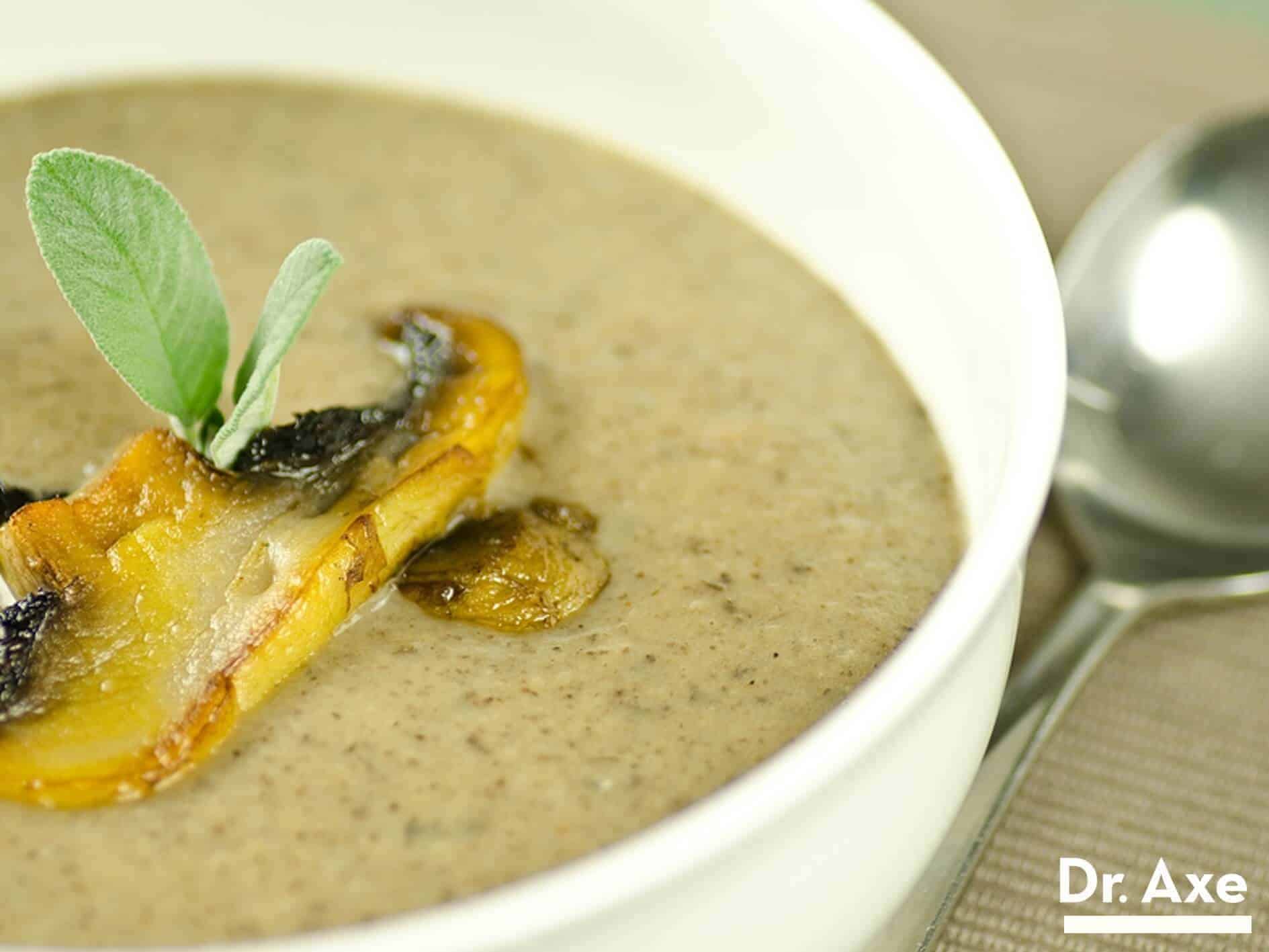 Mushroom soup recipe - Dr. Axe