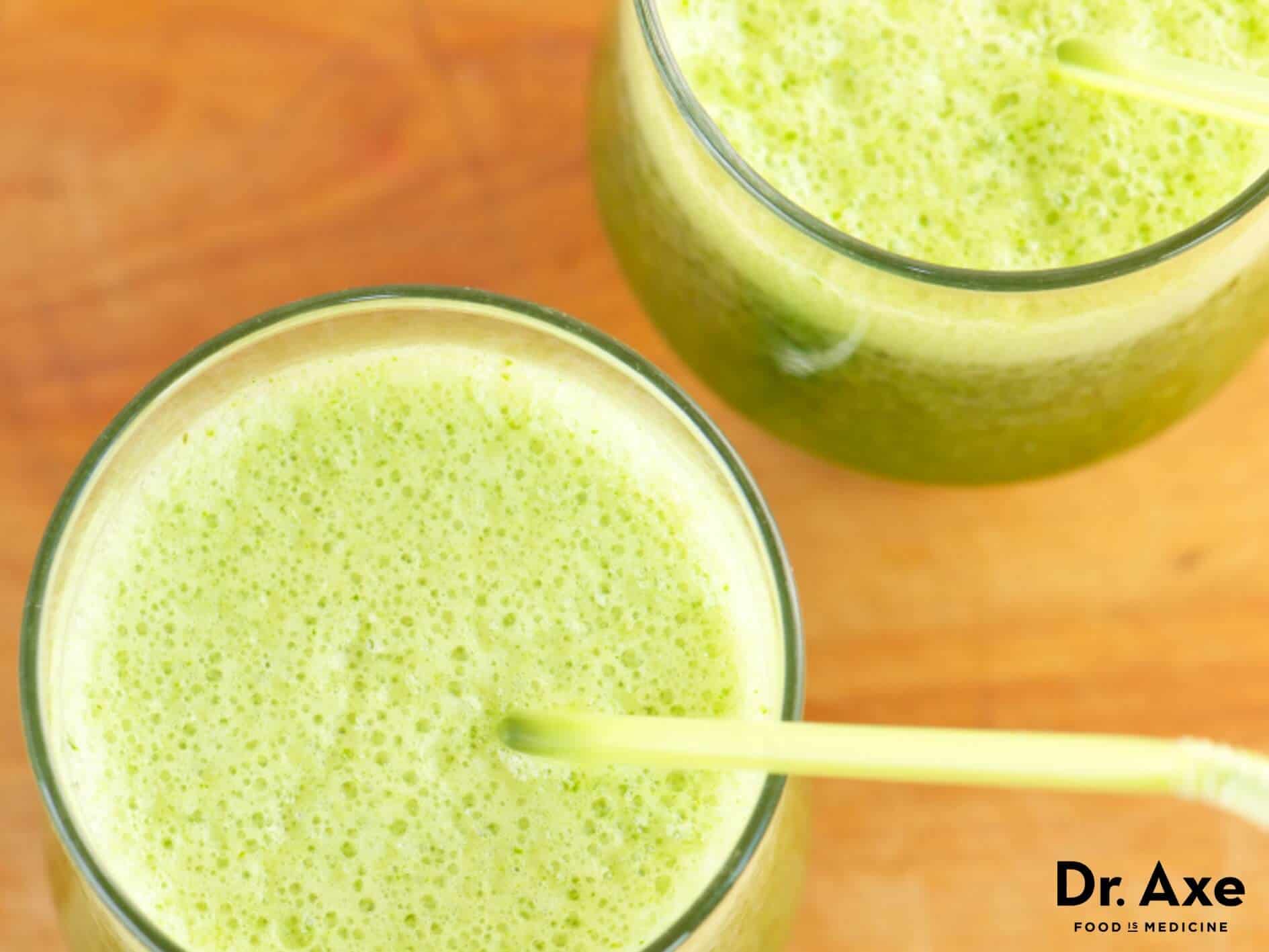 Peach kale smoothie recipe - Dr. Axe