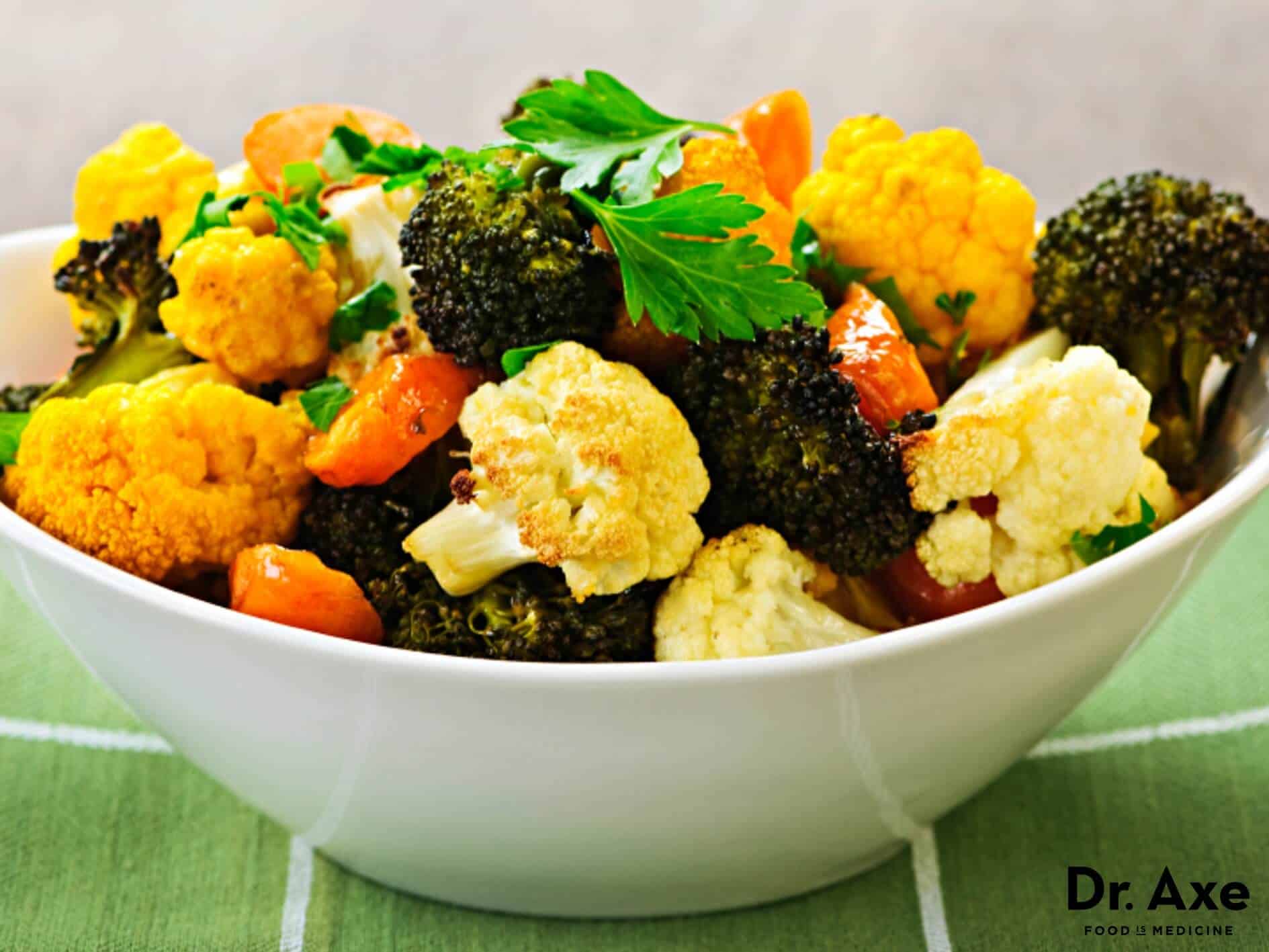 Mint baked veggies recipe - Dr. Axe