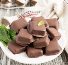 Homemade peppermint patties