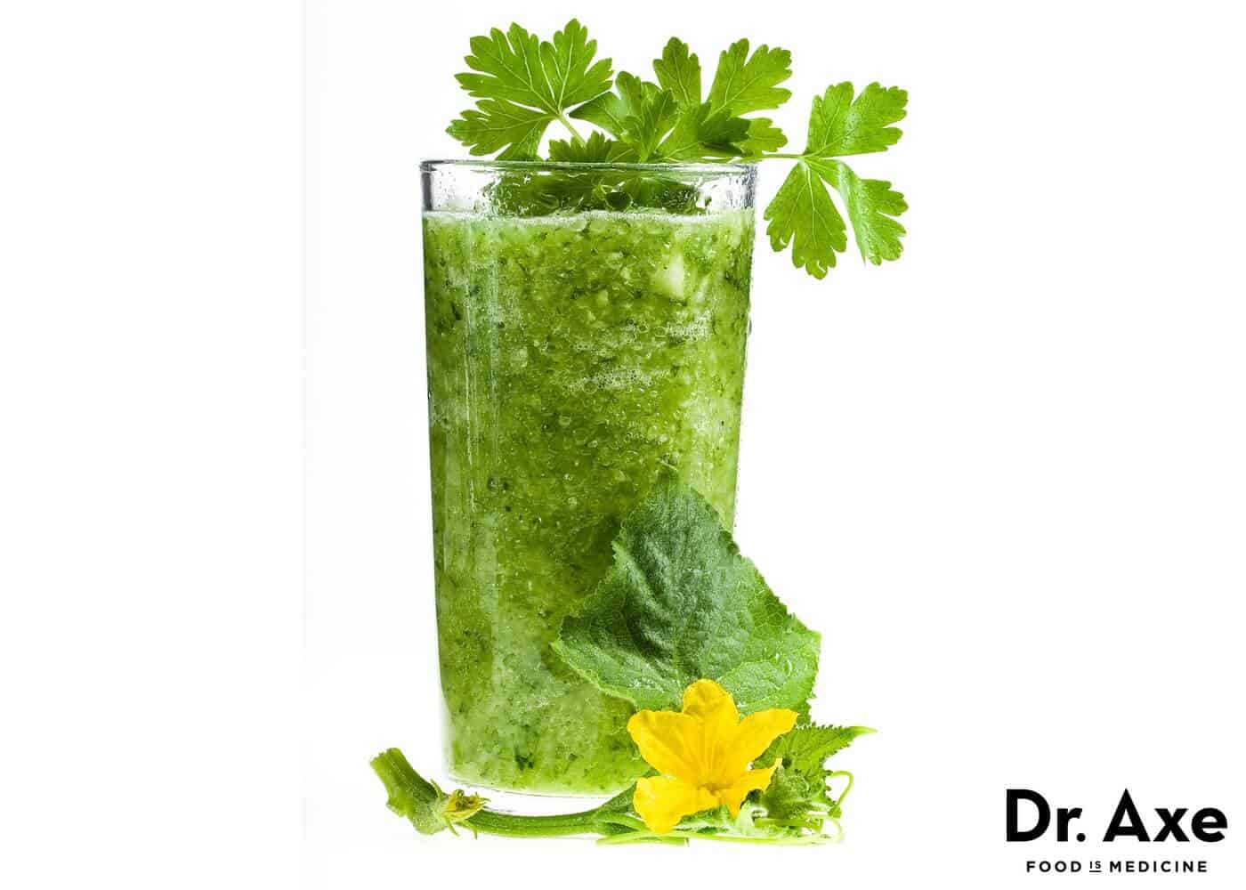 Green machine detox juice recipe - Dr. Axe