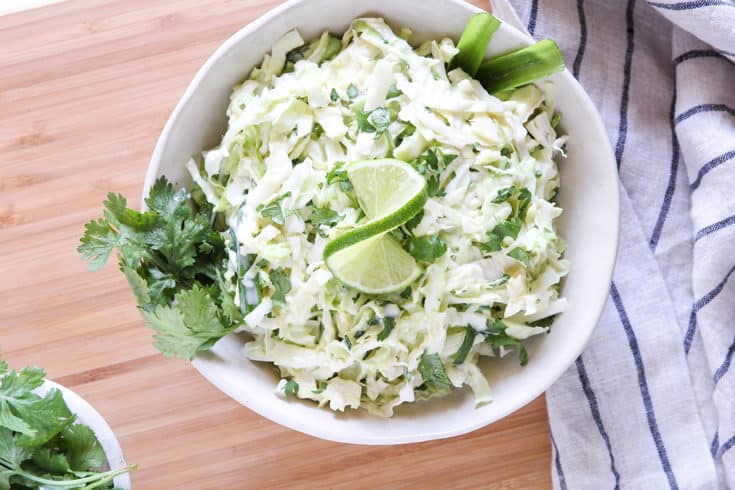 Lime cilantro coleslaw recipe - Dr. Axe
