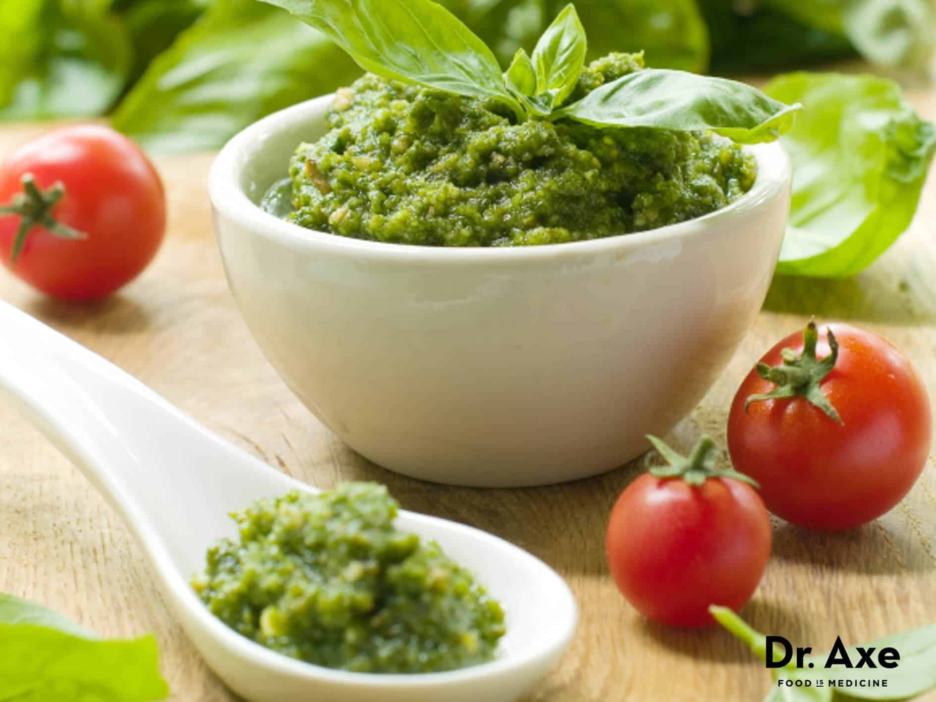 Basil tomato pesto recipe - Dr. Axe