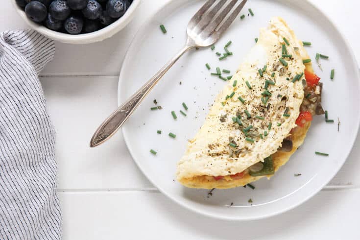 Veggie omelet recipe - Dr. Axe