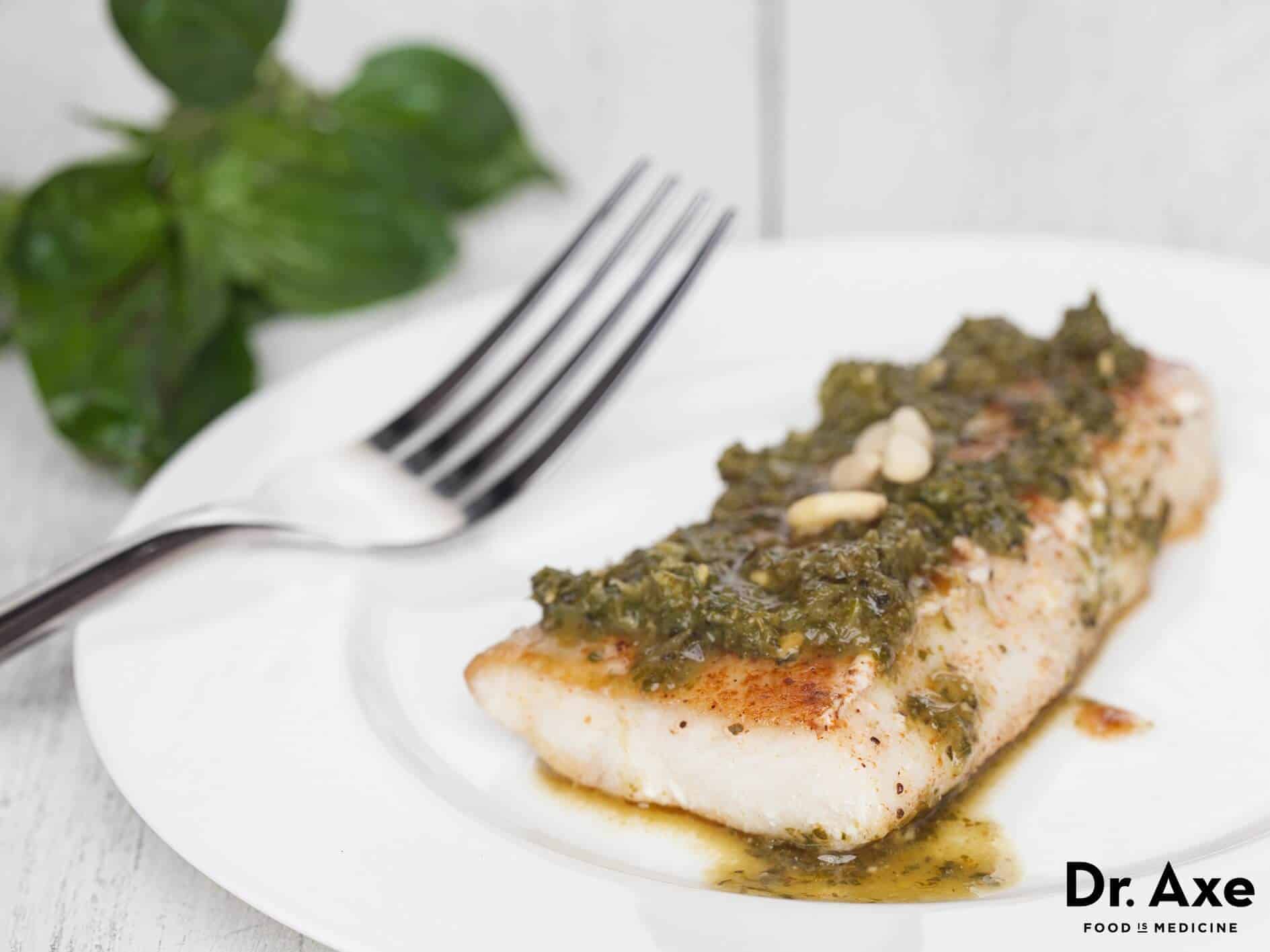 Sautéed pesto mahi mahi recipe - Dr. Axe