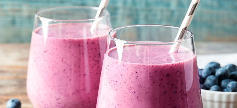 Blueberry smoothie - Dr. Axe