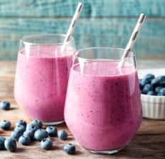 Blueberry smoothie - Dr. Axe
