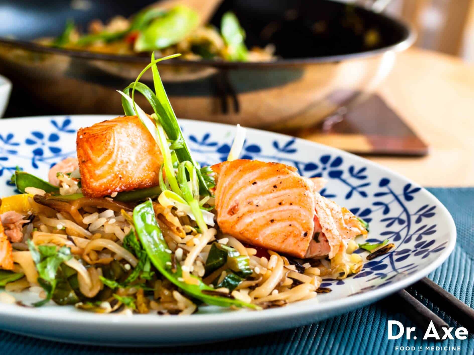 Salmon stir fry recipe - Dr. Axe