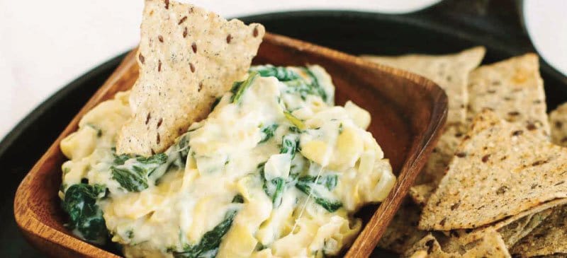 Spinach artichoke dip - Dr. Axe