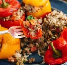 Stuffed peppers with rice - Dr. Axe