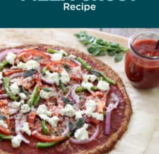 Cauliflower pizza crust - Dr. Axe