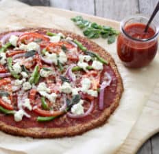 Cauliflower pizza crust - Dr. Axe