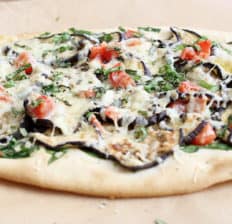 Eggplant flatbread pizza - Dr. Axe