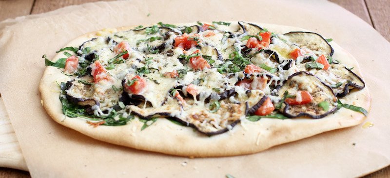 Eggplant flatbread pizza - Dr. Axe
