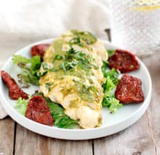 Pesto chicken recipe - Dr. Axe