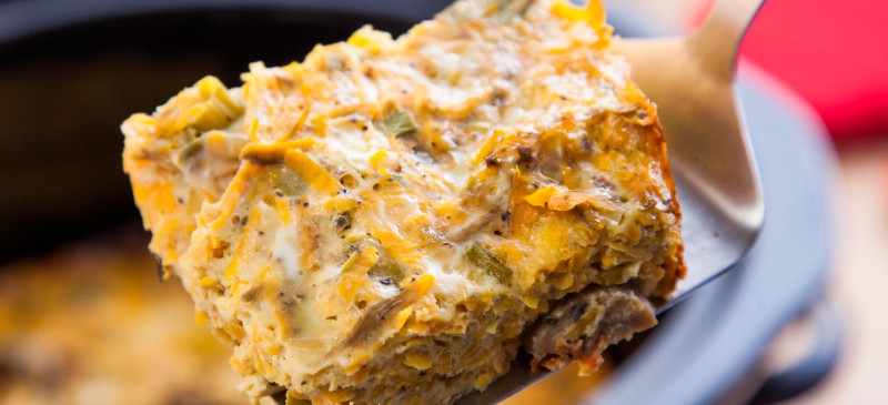 Sausage breakfast casserole - Dr. Axe