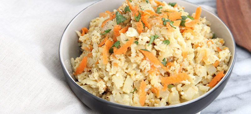 Cauliflower fried rice - Dr. Axe