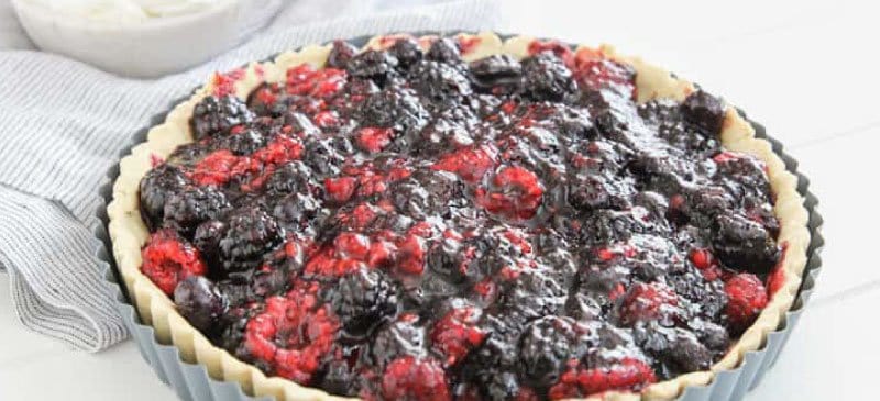 Berry tart - Dr. Axe