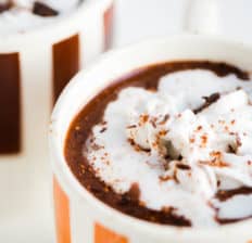 Homemade hot cocoa