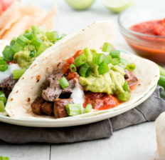 Carne asada tacos