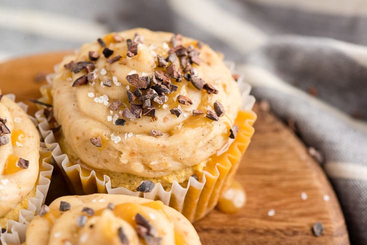 Salted caramel cupcakes recipe - Dr. Axe