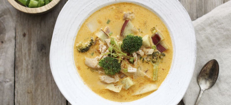 Thai coconut soup