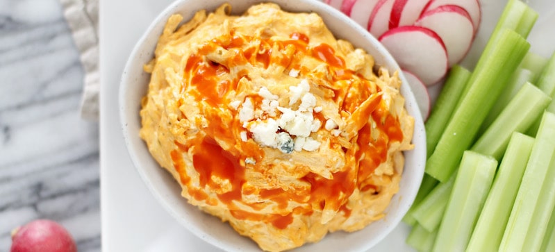 Buffalo chicken dip - Dr. Axe