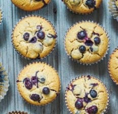 Gluten-free blueberry muffins