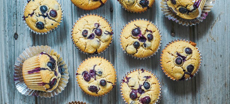 Gluten-free blueberry muffins